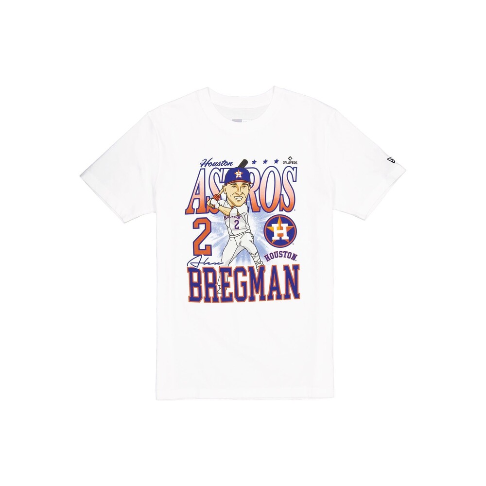 New Era Houston Astros Alex Bregman Caricature T-Shirt - Size L